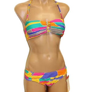 Raisins Multicolor Yellow and Pink Women’s Bikini Set Size S/P